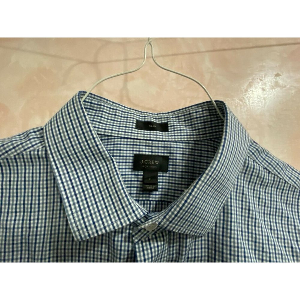 J.CREW Men's Non iron Slim button down‎ long sleeve